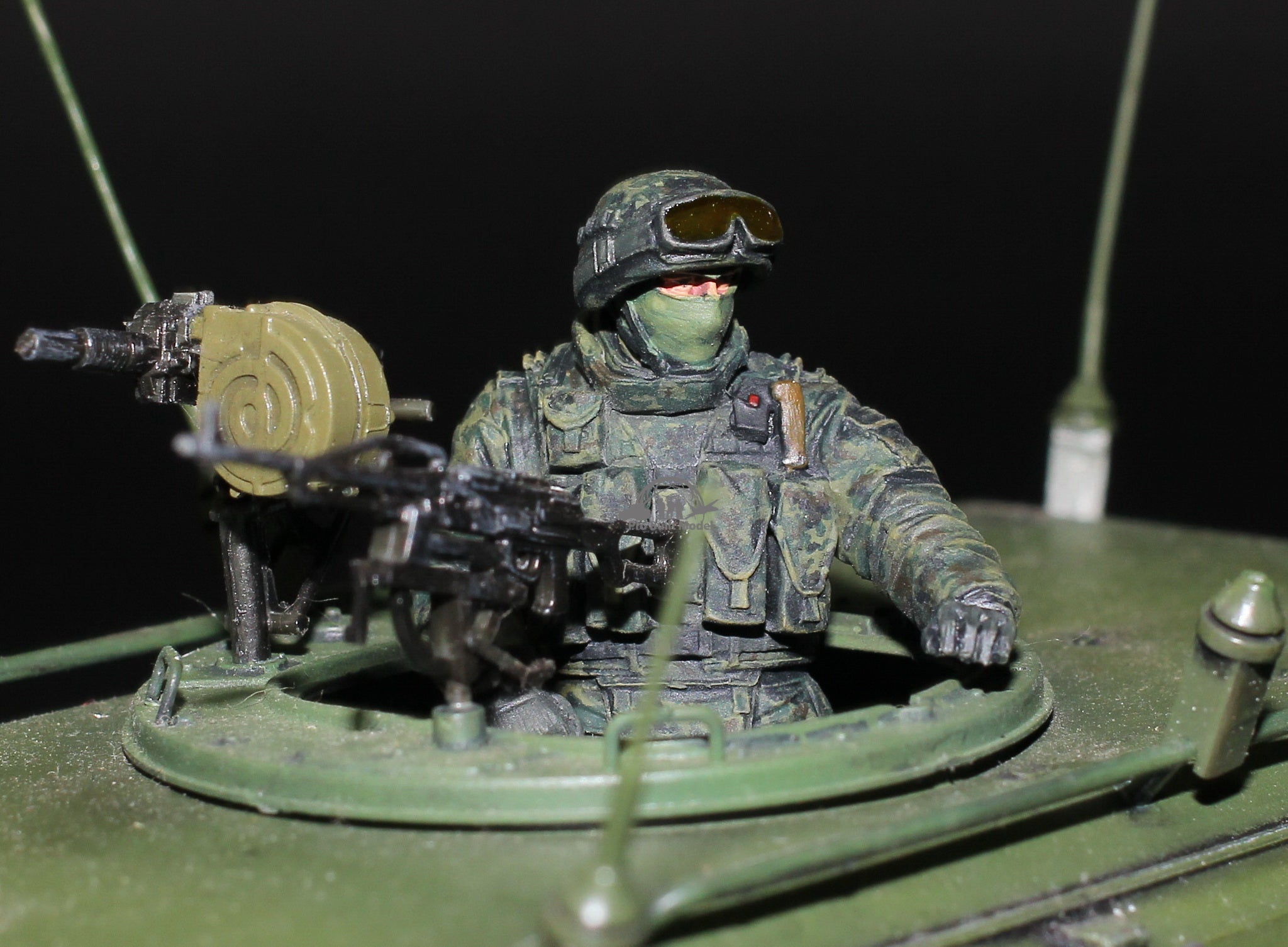 Modern Russian Armored Vehicle Gunner Crew , 1/35 Scaled Ratio, Modern –  ProBuiltModel