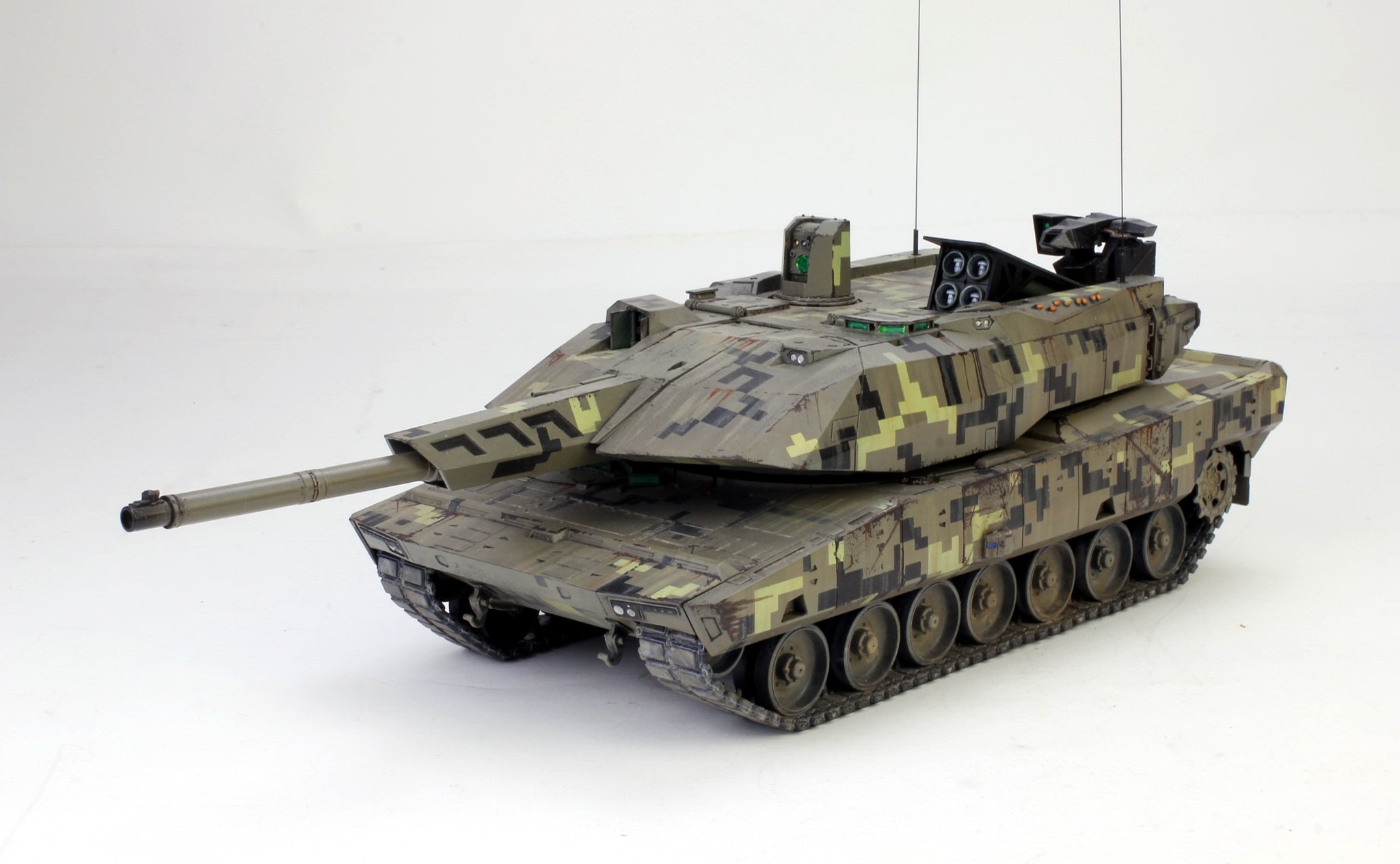 German Panther KF51 MBT Modern Warfare 1:35 scale ratio, ProBuilt Mode ...