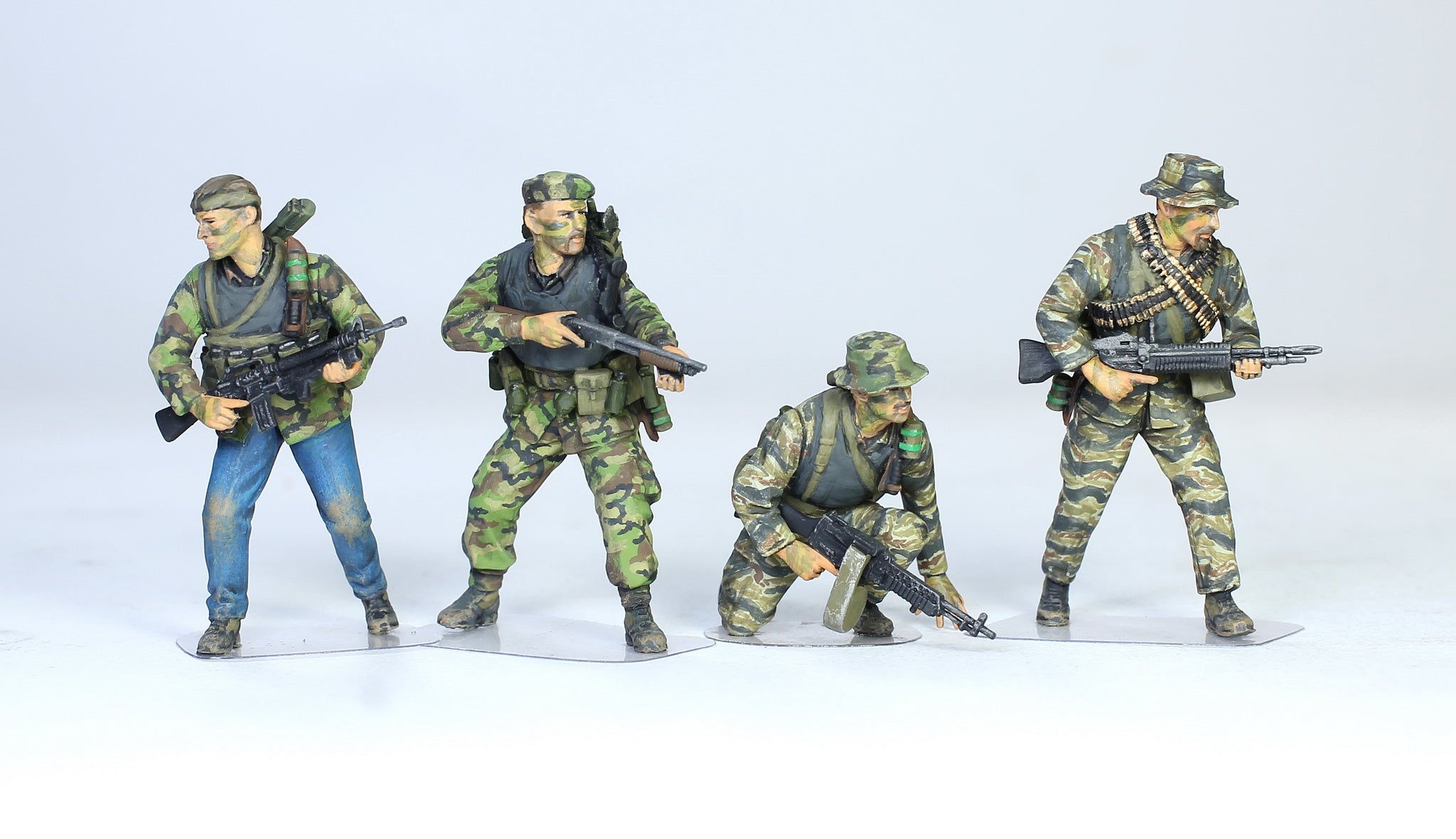 US Navy Seal (set 2, 04 figures), 1/35 Scaled Ratio, Vietnam War ...