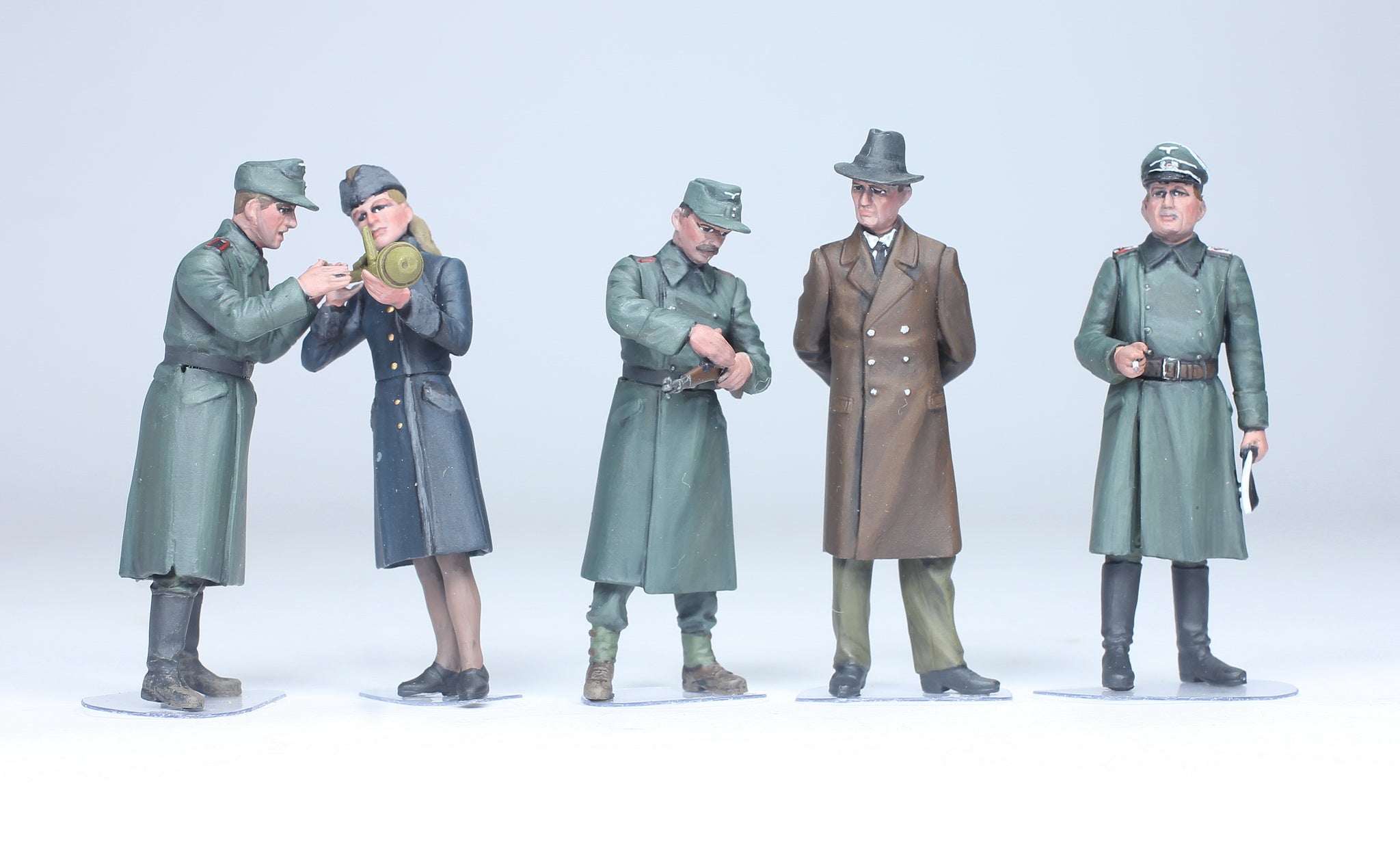 Volkssturm , Germany 1944-45 (05 figures), 1/35 Scaled Ratio, World Wa ...