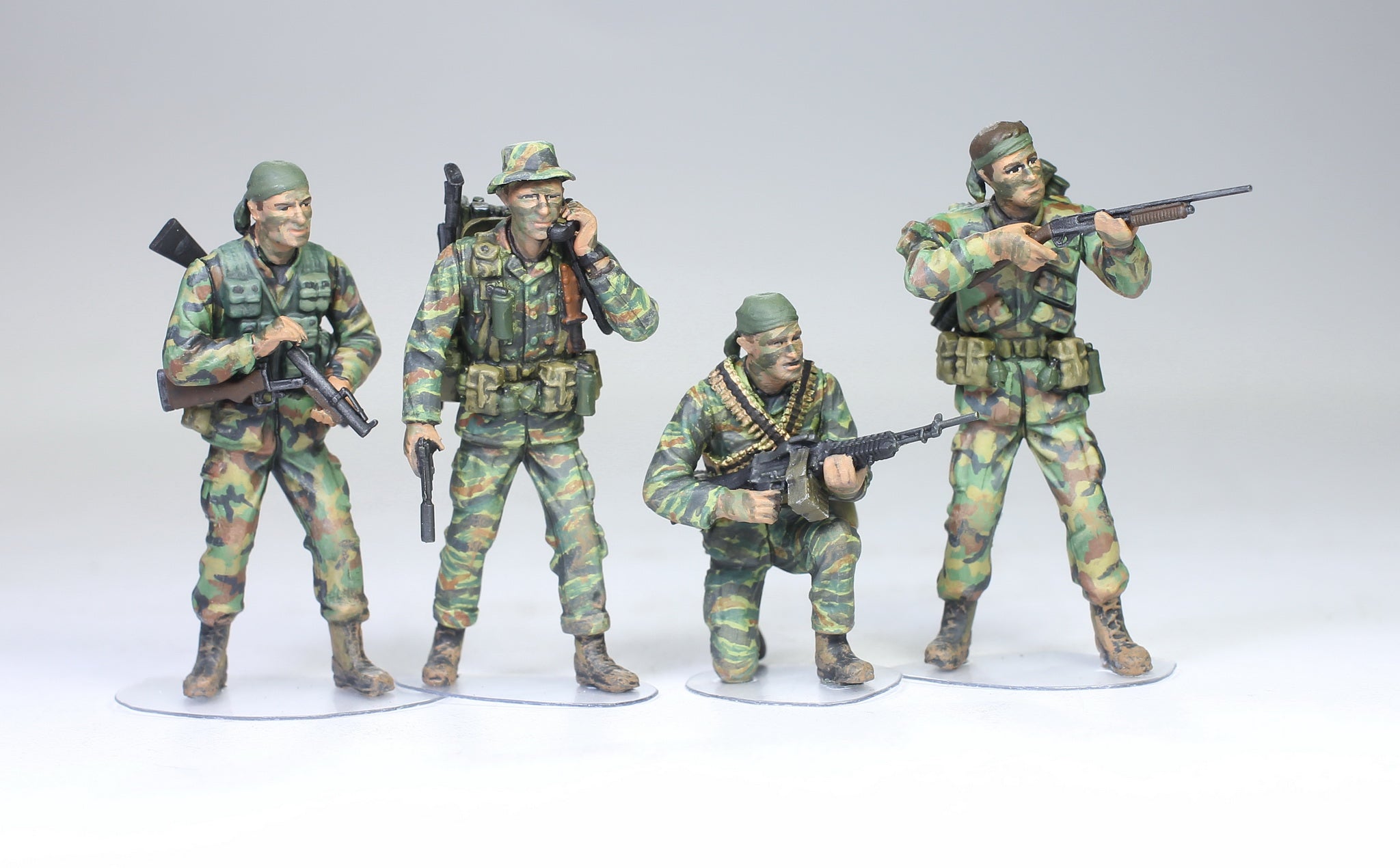 US Navy Seal (set 1, 04 figures), 1/35 Scaled Ratio, Vietnam War ...